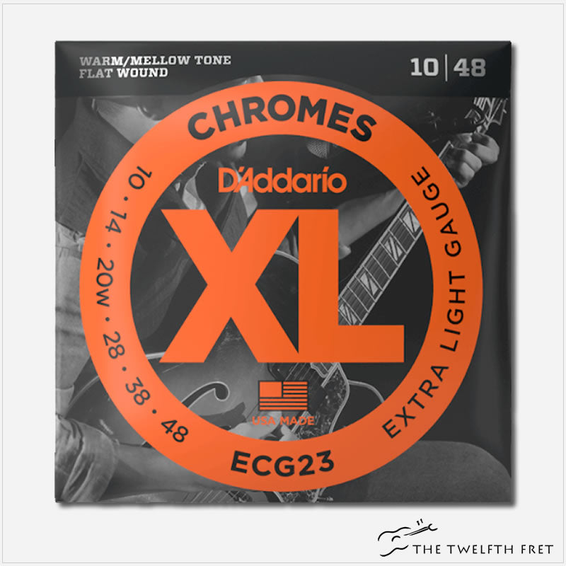 D'Addario XL ECG23-EXTRA LIGHT Chromes - The Twelfth Fret