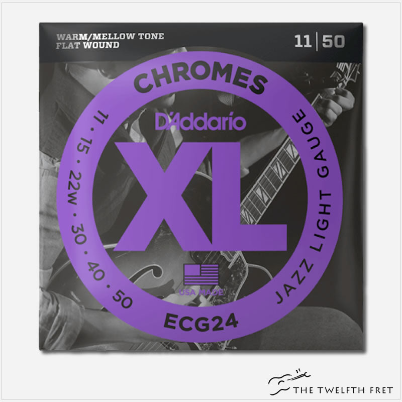 D'Addario XL ECG24-JAZZ LIGHT Chromes - The Twelfth Fret