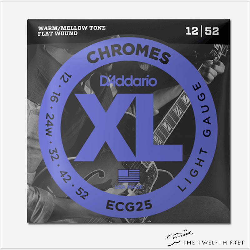D'Addario XL ECG25 LIGHT Chromes - The Twelfth Fret