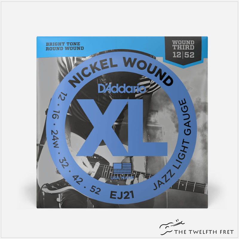 D'Addario XL Nickel XL-EJ21 Jazz Light - The Twelfth Fret
