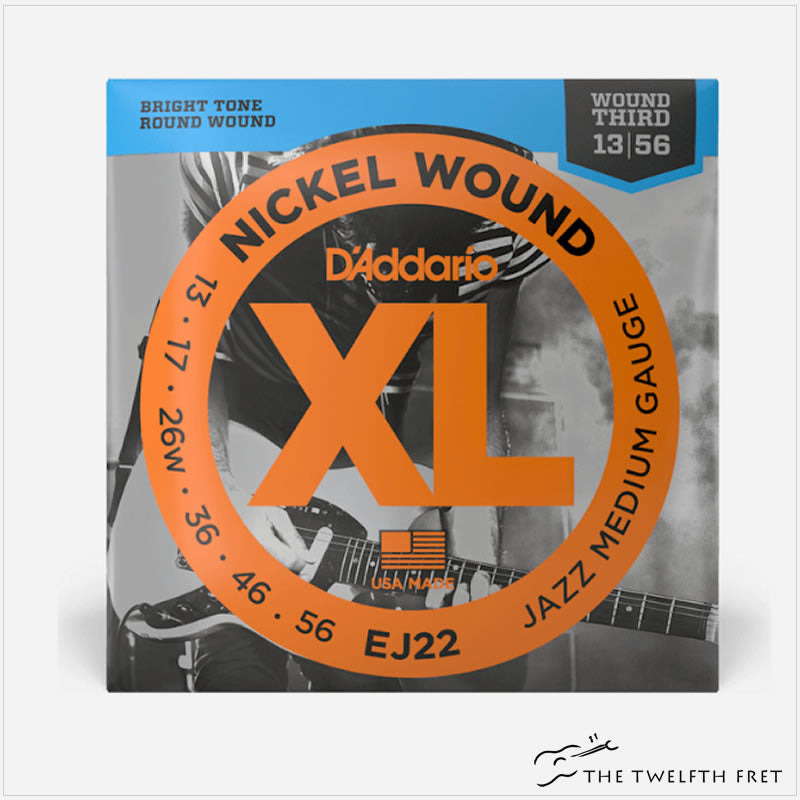 D'Addario XL EJ22 JAZZ MEDIUM - The Twelfth Fret