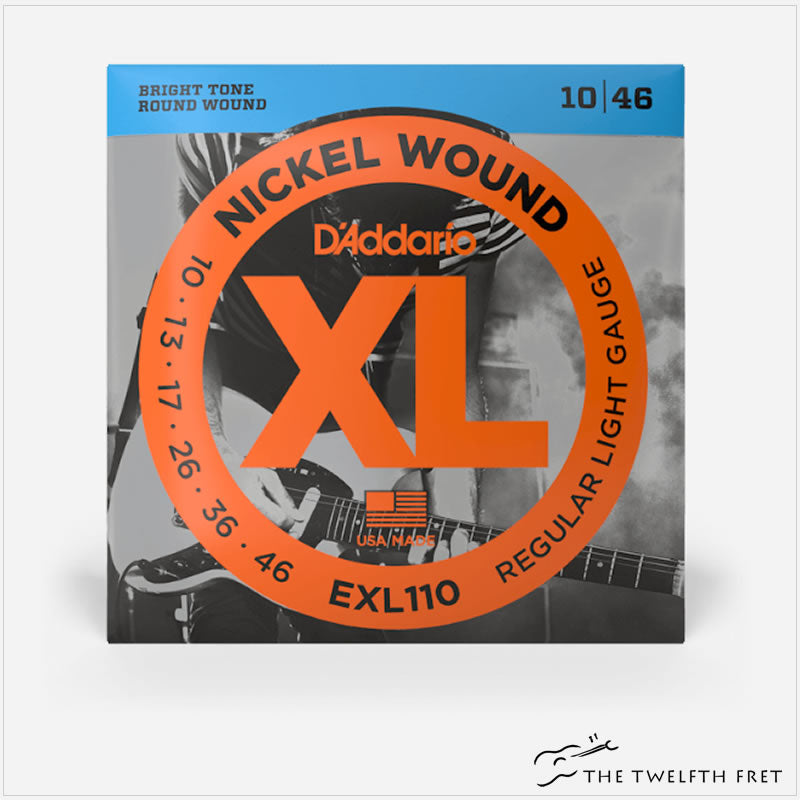 D'Addario XL Nickel EXL110 Regular Light  - The Twelfth Fret