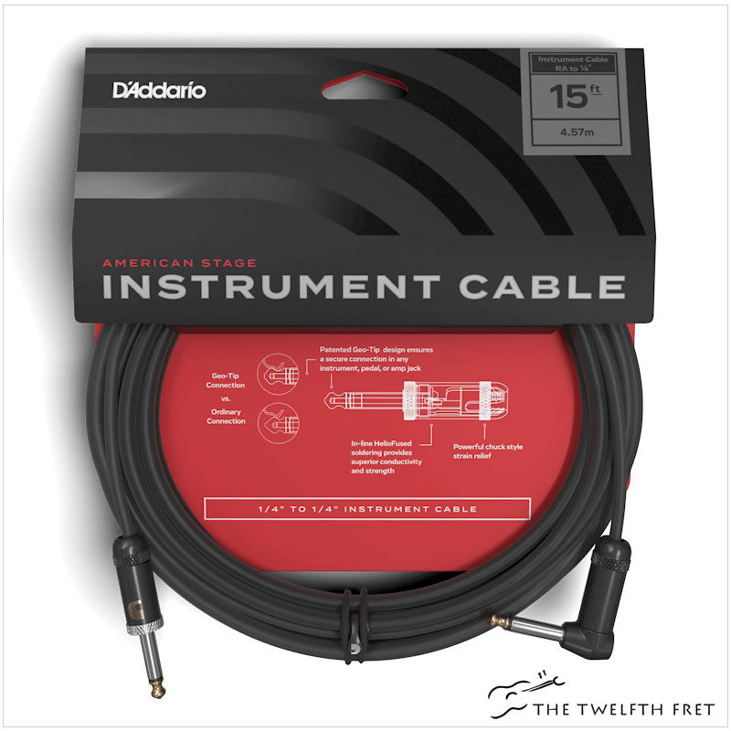 D'Addario American Stage Instrument Cables - The Twelfth Fret