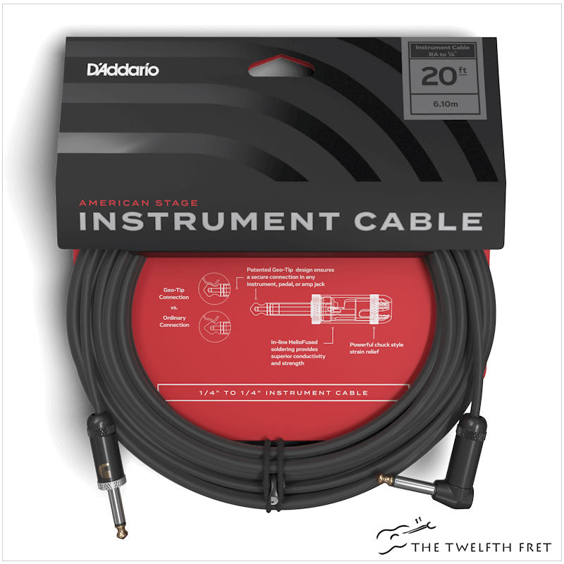 D'Addario American Stage Instrument Cables - The Twelfth Fret
