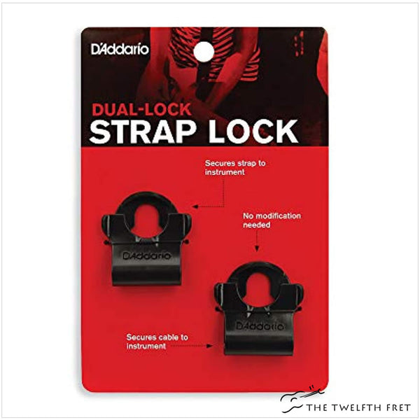 D'Addario Dual-Lock Strap Lock - The Twelfth Fret