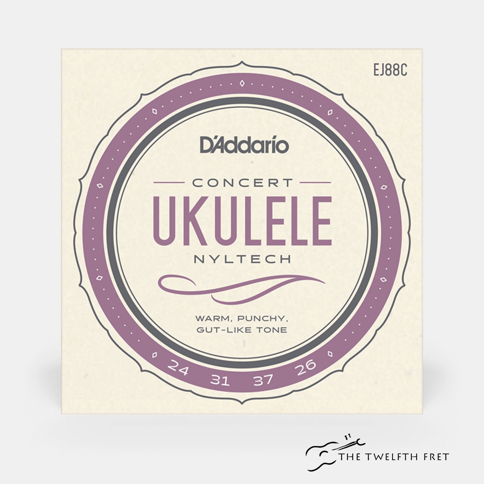 D'Addario Nyltech Ukulele Strings CONCERT (EJ88C) - The Twelfth Fret