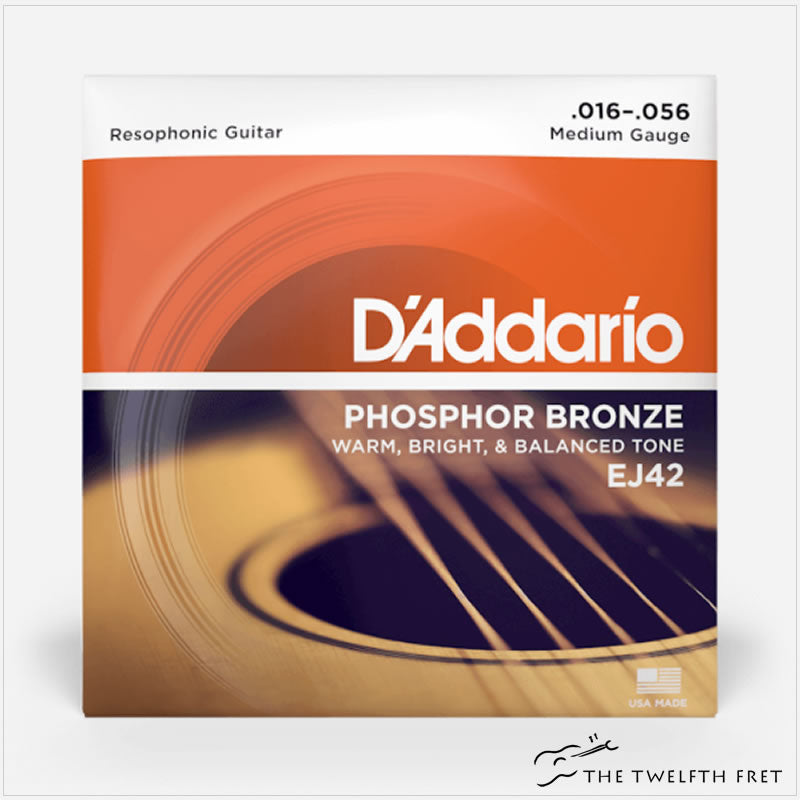 D'Addario Phosphor Bronze Acoustic Guitar Strings EJ42 - The Twelfth Fret