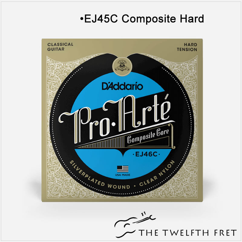 EJ45C Composite Hard - D'Addario Pro-Arté Nylon Classical Guitar Strings - The Twelfth Fret