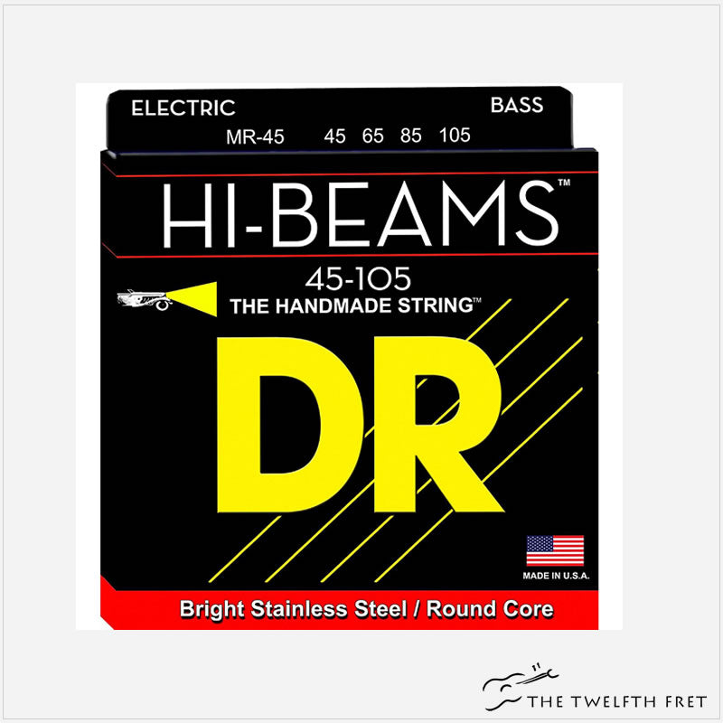DR HI-BEAM MR-45 Bass Guitar Strings - Shop The Twelfth Fret