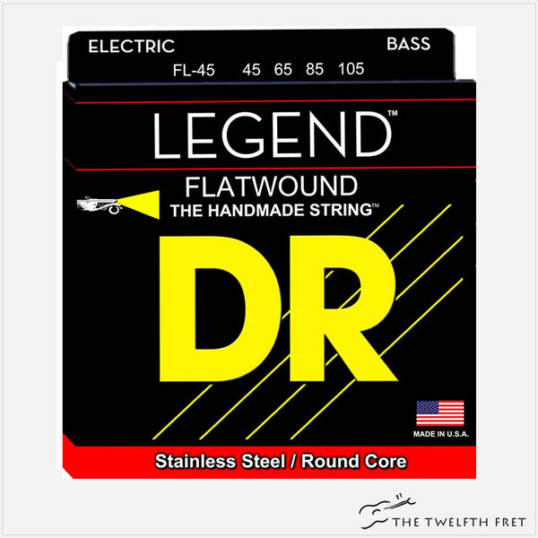 DR Legend Flatwound Bass Guitar Strings - Shop The Twelfth Fret