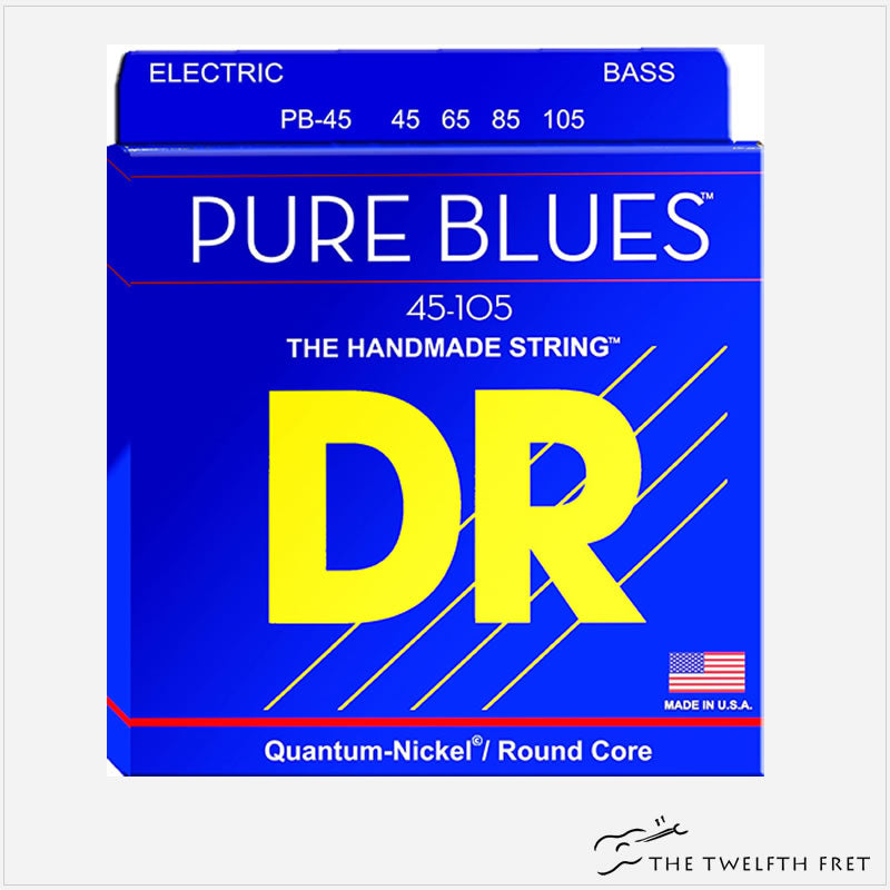 DR PURE BLUES PR-45 Bass Guitar Strings - Shop The Twelfth Fret