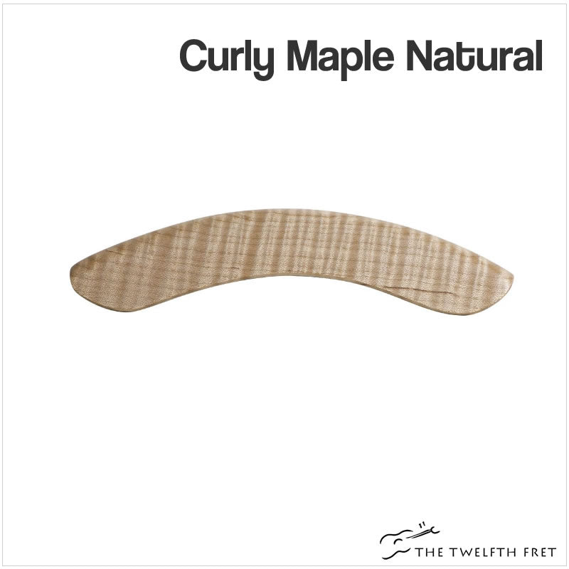 Deering Wooden Banjo Armrest - CURLY MAPLE NATURAL  - The Twelfth Fret
