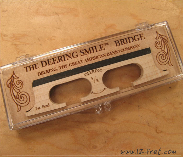 Deering Smile Banjo Bridge -The Twelfth Fret