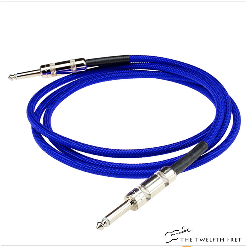 DiMarzio Guitar and Instrument Cables (ELECTRIC BLUE) - The Twelfth Fret