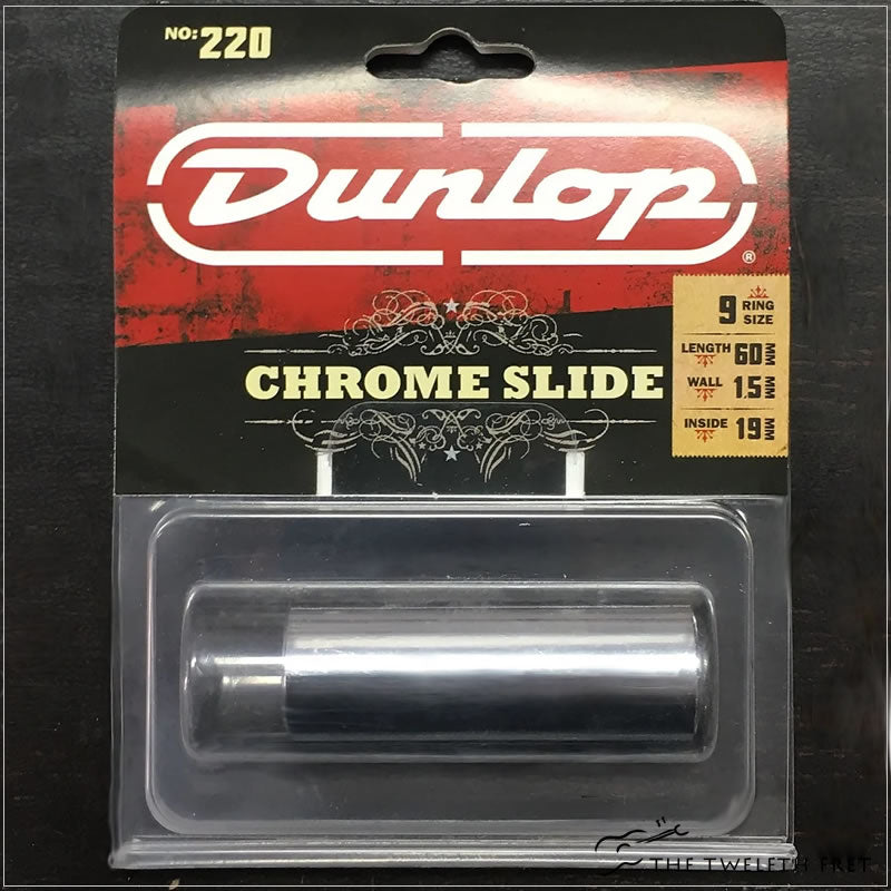 Dunlop Chromed Steel Slide No 220 - The Twelfth Fret