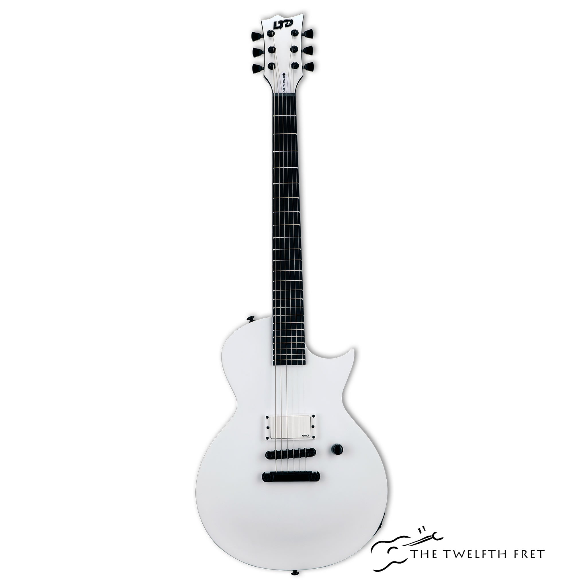 ESP LTD EC Arctic Metal , EMG shops ,E-Gitarre