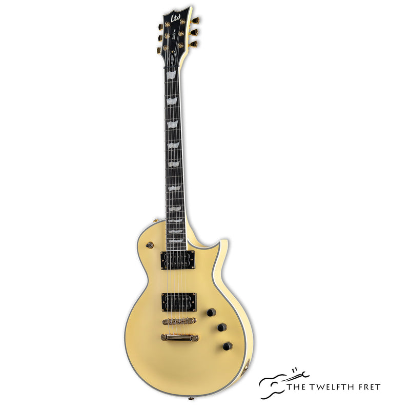 ESP LTD EC-1000T CTM Vintage Gold Satin Electric Guitar - The Twelfth Fret