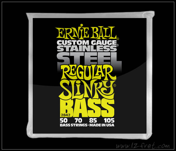 Ernie Ball Regular Slinky Bass Stainless Steel Strings 50-105 - The Twelfth Fret