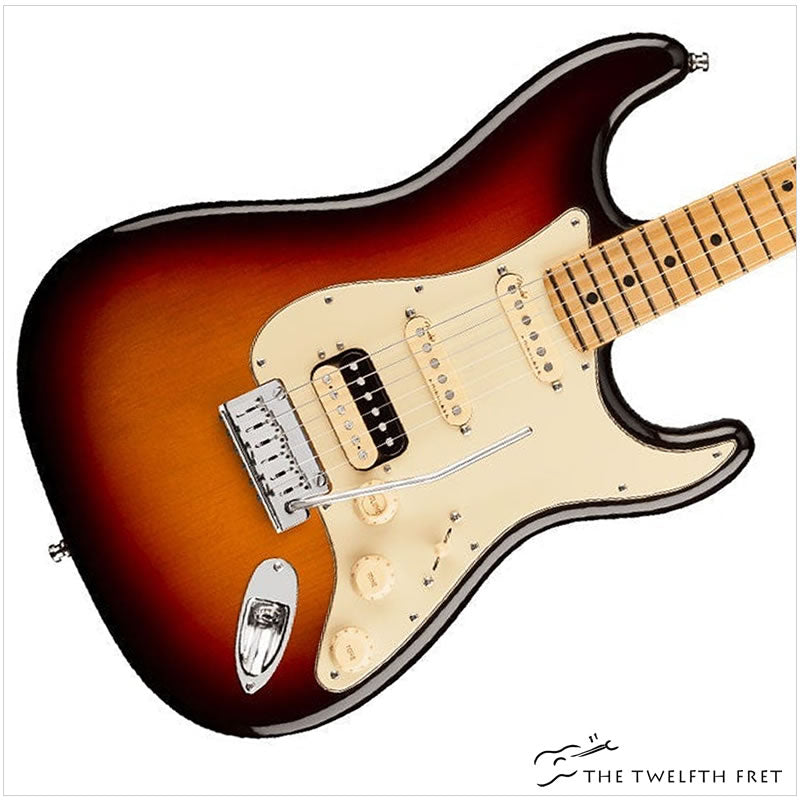 Fender American Ultra Stratocaster - HSS SUNBURST W/MAPLE FINGERBOARD - The Twelfth Fret