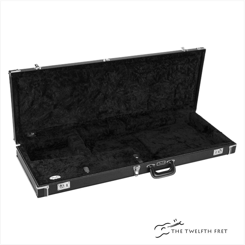 Fender Classic Wood Series Hardshell Case - Jazzmaster/Jaguar (BLACK) - The Twelfth Fret