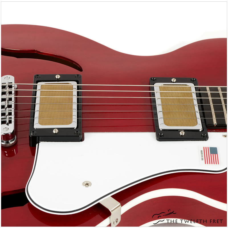 Harmony Comet Trans Red Semi-Hollowbody - The Twelfth Fret