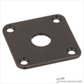 Jackplate for Les Paul (BLACK) - The Twelfth Fret