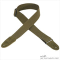 Levy's MC8 Cotton Guitar Strap (GREEN) - The Twelfth Fret