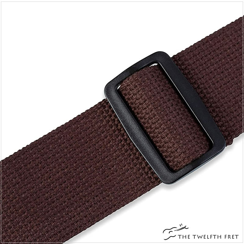 Levy's MC8 Cotton Guitar Strap (BROWN) - The Twelfth Fret