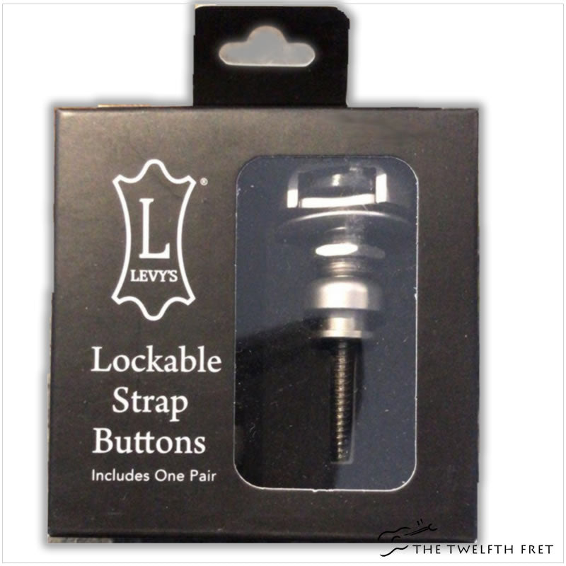 Levy's Lockable Guitar Strap Buttons - The Twelfth Fret