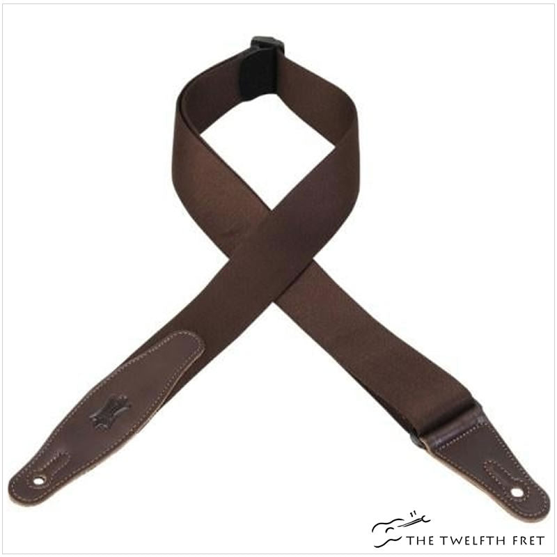 Levy's Rayon Guitar Straps (BROWN) - The Twelfth Fret