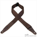 Levy's Rayon Guitar Straps (BROWN) - The Twelfth Fret