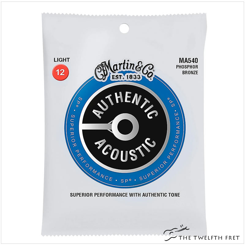 Martin Authentic Acoustic SP Guitar Strings (MA540-LIGHT) - The Twelfth Fret