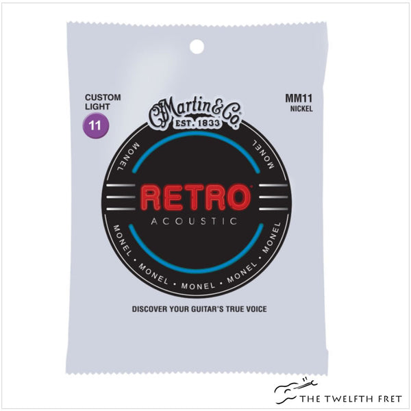 Martin Retro Acoustic Guitar Strings (MM11) - The Twelfth Fret