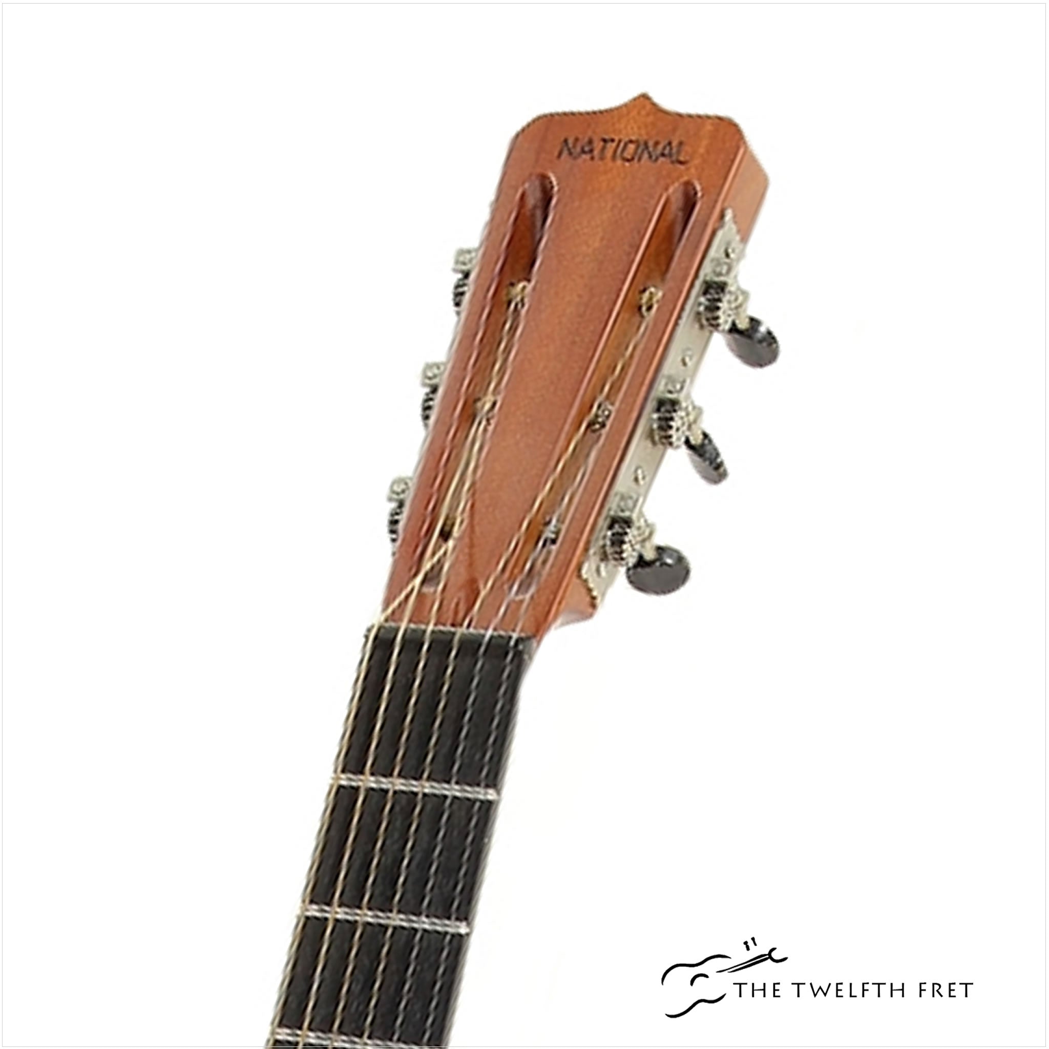 National NRP B Tricone Black Rust Resophonic Guitar - The Twelfth Fret