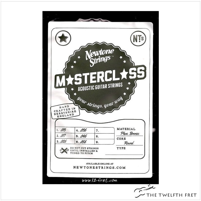 Newtone Master Class Acoustic Guitar Strings - MCL-Custom-12-54 - The Twelfth Fret