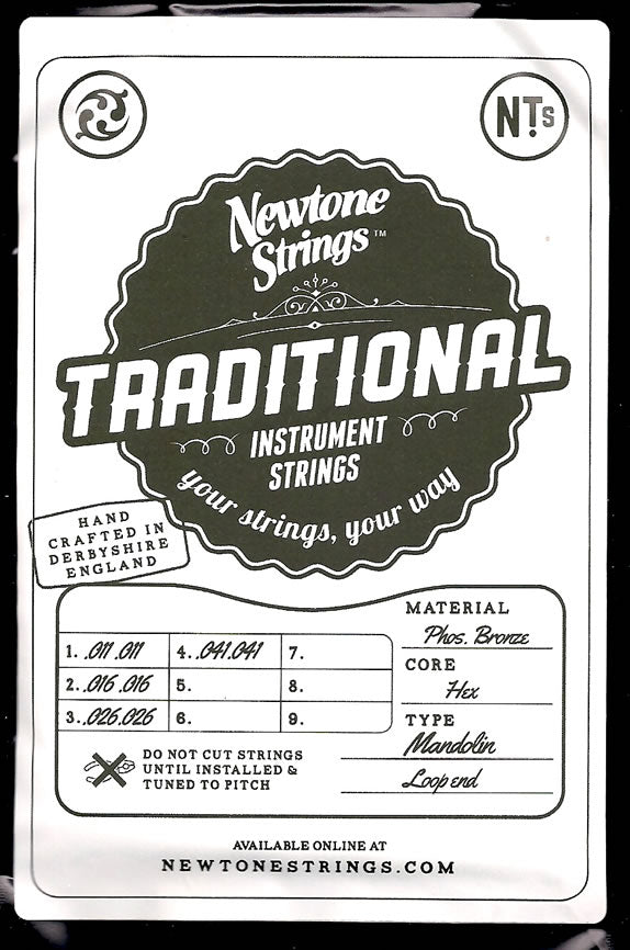 Newtone Traditional Strings Mandolin Loop End - The Twelfth Fret