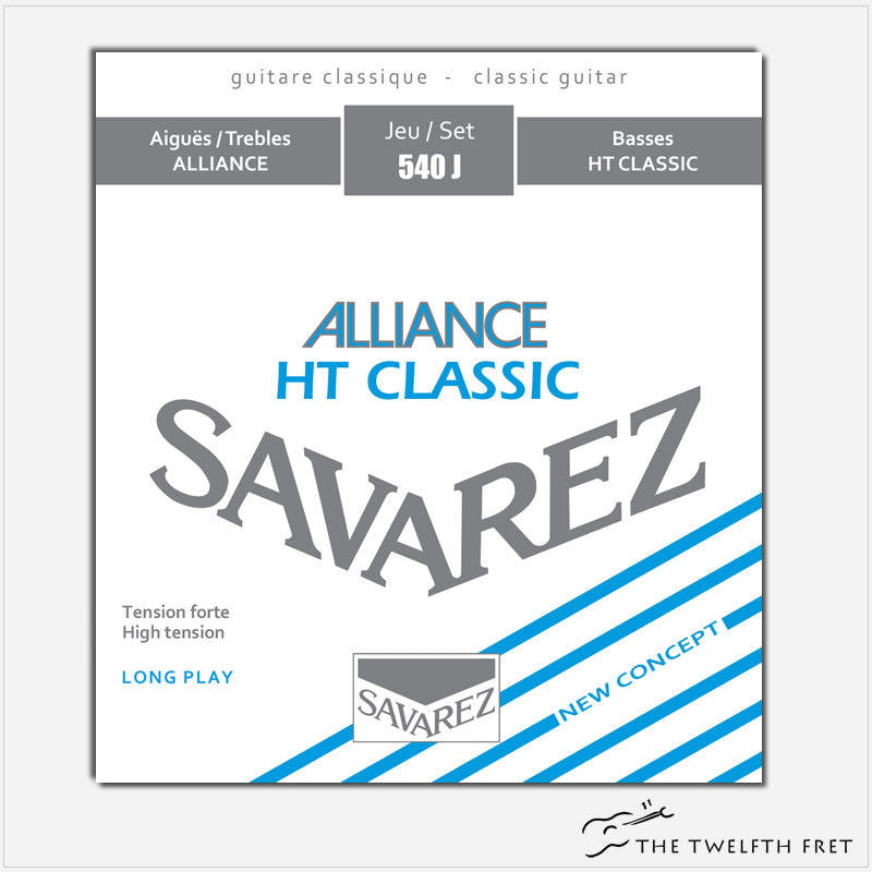 Savarez Alliance Classical Guitar Strings High/Hard Tension (540J) - The Twelfth Fret