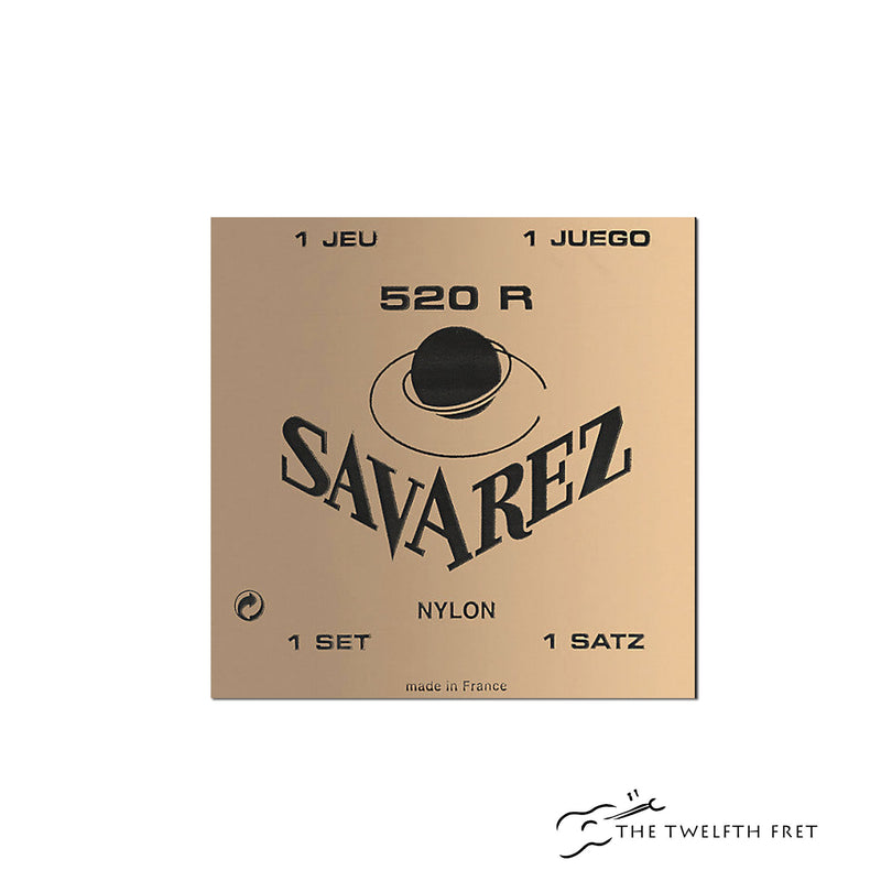 520R Savarez Red Card Strong Tension Classical Guitar Strings  - The Twelfth Fret