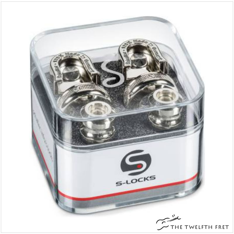 Schaller S-Lock Strap Locks (NICKEL) - The Twelfth Fret