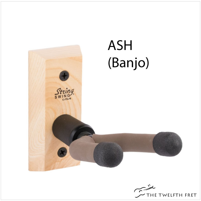 String Swing Instrument Wall Mount Hanger  BANJO (ASH)- Shop The Twelfth Fret