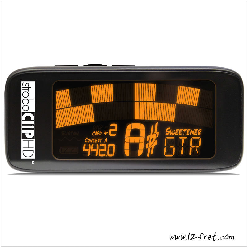 StroboClip HD Clip-on Tuner - High Definition Strobe Tuner - The Twelfth Fret