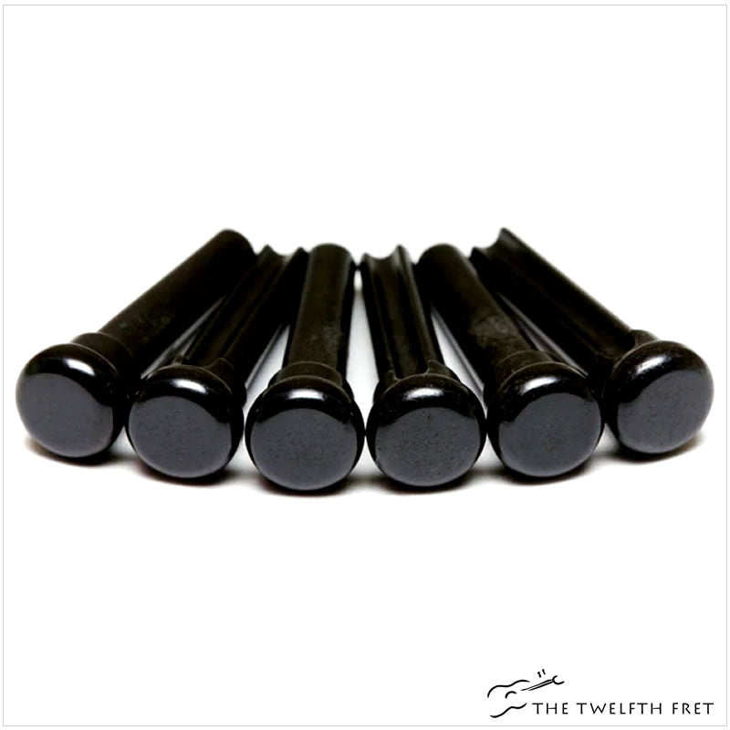 TUSQ Traditional Bridge Pins (Black) - Shop The Twelfth Fret