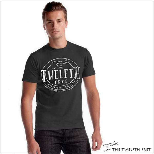 The Twelfth Fret Crest T-Shirt CHARCOAL - The Twelfth Fret